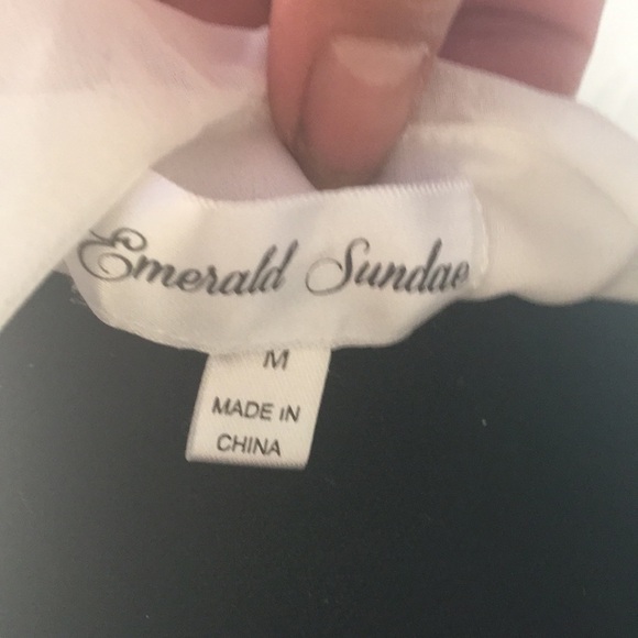 Emerald sundae women’s white and silver mini dress​​ - Picture 8 of 8